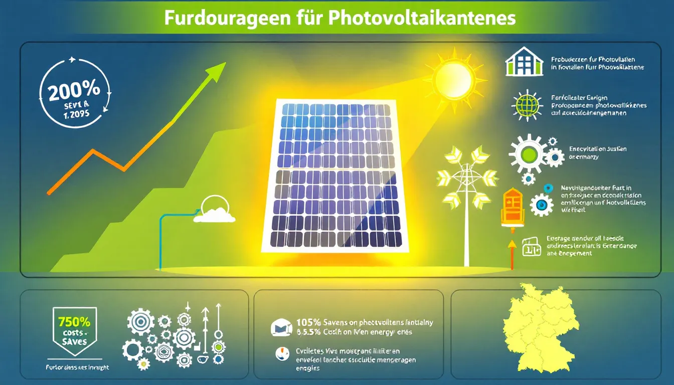 Informationen zu Förderungen für Photovoltaikanlagen.